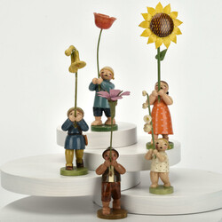 Konvolut Blumenkinder Wendt & Kühn, Grünhainichen, insg. 5 ...