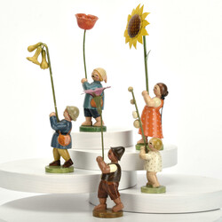 Konvolut Blumenkinder Wendt & Kühn, Grünhainichen, insg. 5 ...