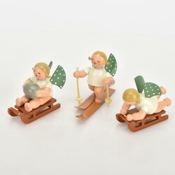 Drei Winterengel Wendt & Kühn, Grünhainichen, Aufstellfiguren als ...