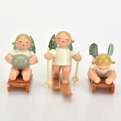 Drei Winterengel Wendt & Kühn, Grünhainichen, Aufstellfiguren als ...