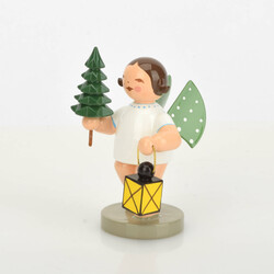 Sonderfigur ENGEL MIT BAUM UND LATERNE Wendt & Kühn, Grünhainichen, ...