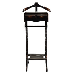 Kleiderständer sog. Stummer Diener, Mahagoni, schwarzbraun gebeizt, ...