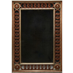 Wandspiegel rechteckige Spiegelfläche, am Rand breites ...