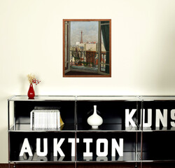 de Brus, Robert (Paris) Öl auf Lwd., DÄCHER VON PARIS, ...