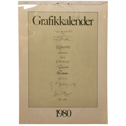 Zwei Grafikkalender 1979 und 1980 zwei originale DDR-Grafikkalender ...
