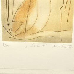 Merkel, Thomas (1953 Karl-Marx-Stadt - 2023 Chemnitz) Farbradierung, ...