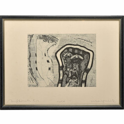 Morgner, Michael (1942 Chemnitz - tätig ebd.) Radierung auf ...
