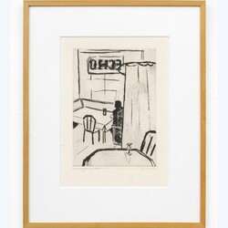 Plenkers, Stefan (1945 Ebern - 2024 Kreischa) Kaltnadelradierung, ...