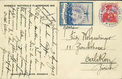 5659: Schweiz Flugpostmarken - Telegrafenmarken