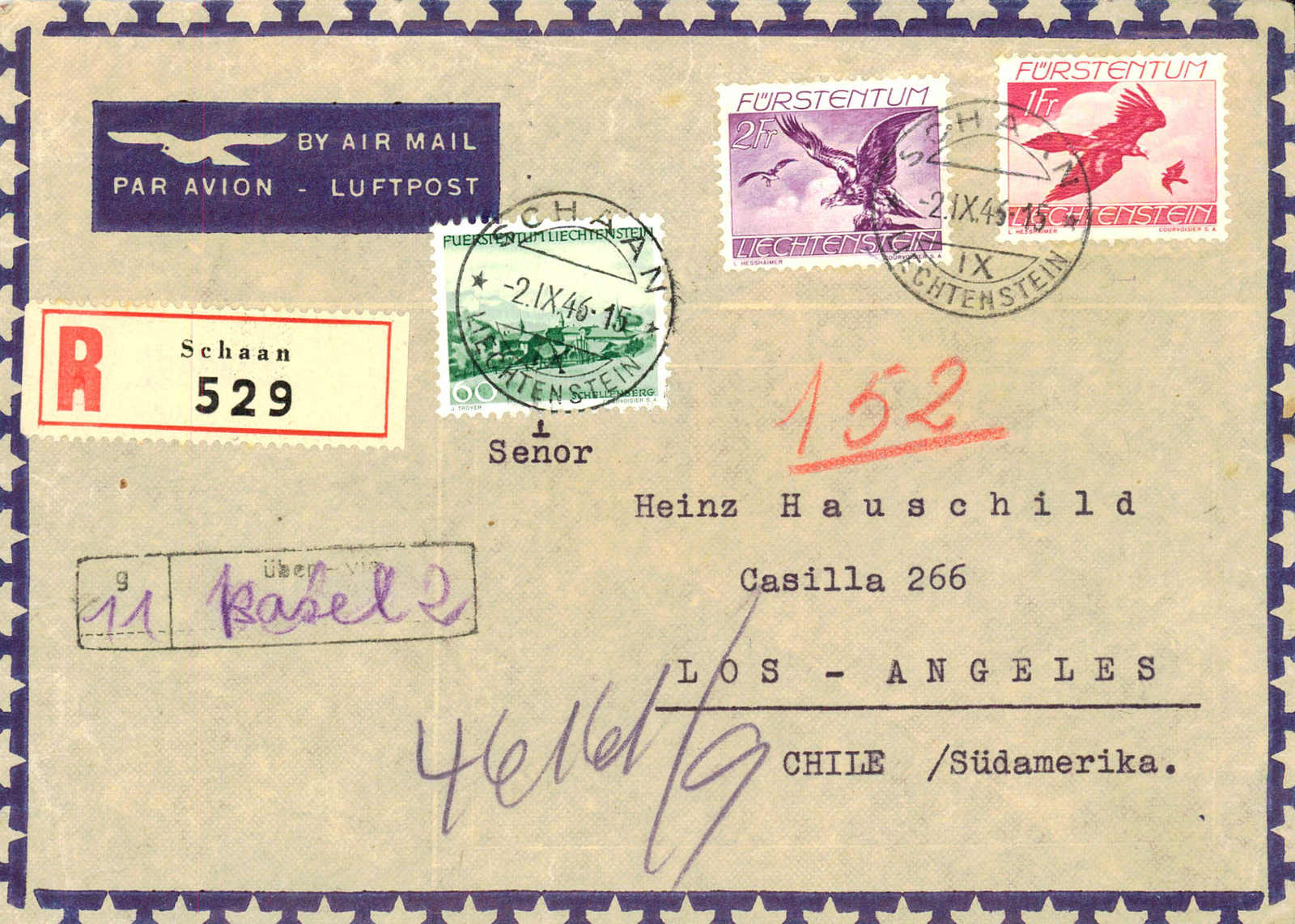 Lot 1527 - LIECHTENSTEIN (FLUGPOST) - MH Marken GmbH Auktion 118 Lot 1527 - LIECHTENSTEIN (FLUGPOST) - MH Marken GmbH Auktion 118