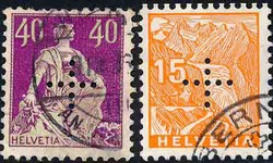 5665: Schweiz Dienstmarken für Bundesbehörden - Lot