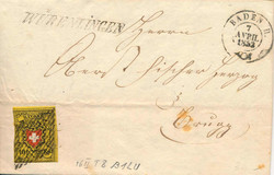 5655108: Rayon II, gelb, ohne Kreuzeinfassung (Diverse) - Stempel
