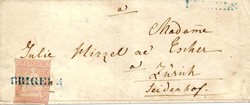 5655136: Strubel 1. Berner Druck dünnes Papier - Stempel