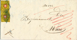 5655108: Rayon II, gelb, ohne Kreuzeinfassung (Diverse) - Stempel