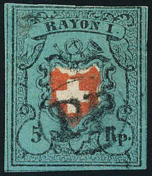 5655096: Rayon I, dunkelblau ohne Kreuzeinfassung