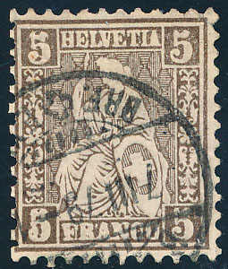 Lot 605 - 1862, SITZENDE HELVETIA - MH Marken GmbH Auktion 118 Lot 605 - 1862, SITZENDE HELVETIA - MH Marken GmbH Auktion 118