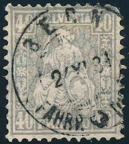 Lot 627 - 1862, SITZENDE HELVETIA - MH Marken GmbH Auktion 118 Lot 627 - 1862, SITZENDE HELVETIA - MH Marken GmbH Auktion 118