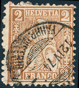 Lot 622 - 1862, SITZENDE HELVETIA - MH Marken GmbH Auktion 118 Lot 622 - 1862, SITZENDE HELVETIA - MH Marken GmbH Auktion 118