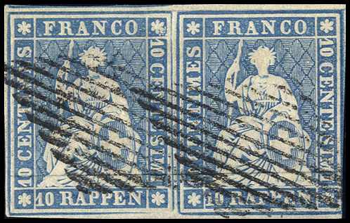 Lot 588 - F-STRUBEL (III. Periode, dünnes Seidenpapier)  -  MH Marken GmbH Auktion 118