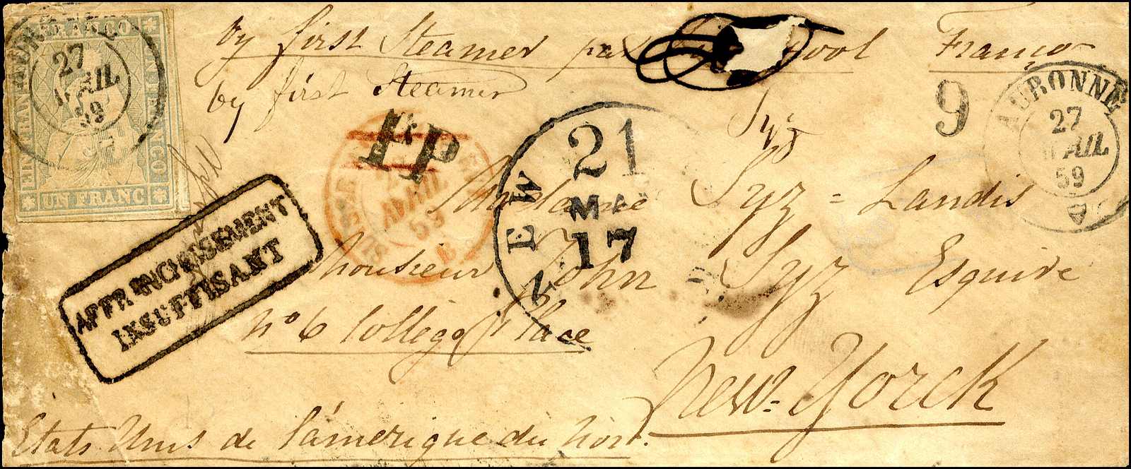 Lot 582 - D-STRUBEL (Geänderte Seidenfäden) - MH Marken GmbH Auktion 118 Lot 582 - D-STRUBEL (Geänderte Seidenfäden) - MH Marken GmbH Auktion 118