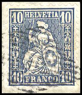 Lot 608 - 1862, SITZENDE HELVETIA - MH Marken GmbH Auktion 118 Lot 608 - 1862, SITZENDE HELVETIA - MH Marken GmbH Auktion 118
