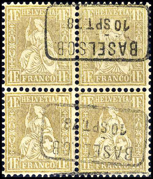 Lot 614 - 1862, SITZENDE HELVETIA - MH Marken GmbH Auktion 118 Lot 614 - 1862, SITZENDE HELVETIA - MH Marken GmbH Auktion 118