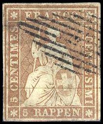 5655133: Strubel 2. Berner Druck mittelstrakes Papier