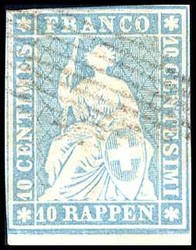 5655133: Strubel 2. Berner Druck mittelstrakes Papier