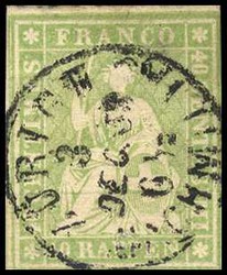 5655133: Strubel 2. Berner Druck mittelstrakes Papier