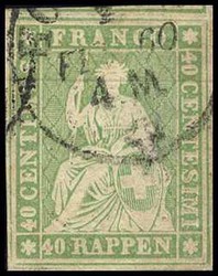 5655133: Strubel 2. Berner Druck mittelstrakes Papier