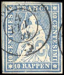5655133: Strubel 2. Berner Druck mittelstrakes Papier