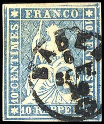 5655133: Strubel 2. Berner Druck mittelstrakes Papier