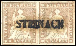5655133: Strubel 2. Berner Druck mittelstrakes Papier - Stempel
