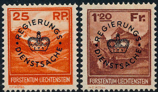 Lot 1540 - LIECHTENSTEIN (DIENSTMARKEN) - MH Marken GmbH Auktion 118 Lot 1540 - LIECHTENSTEIN (DIENSTMARKEN) - MH Marken GmbH Auktion 118