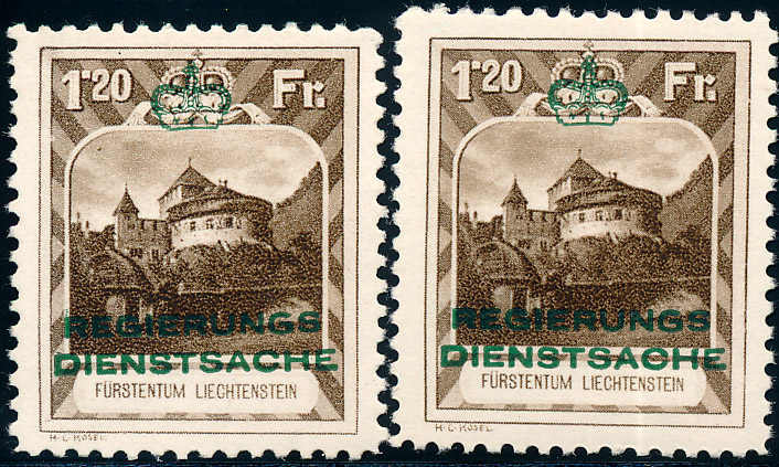 Lot 1536 - LIECHTENSTEIN (DIENSTMARKEN) - MH Marken GmbH Auktion 118 Lot 1536 - LIECHTENSTEIN (DIENSTMARKEN) - MH Marken GmbH Auktion 118