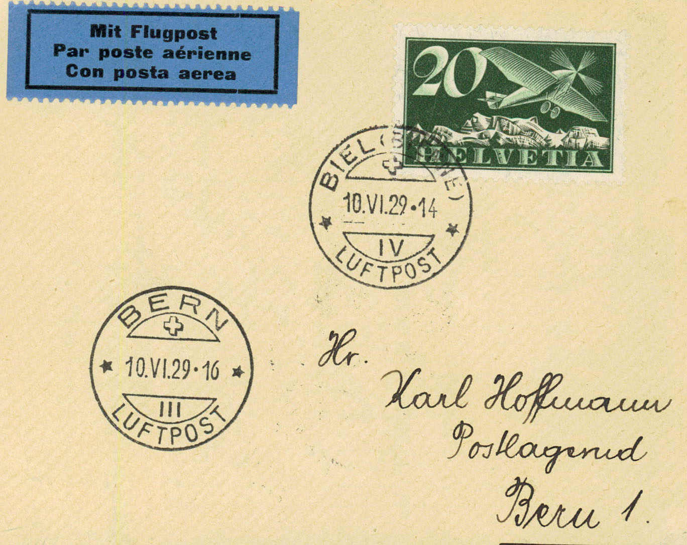 Lot 942 - REGELMÄSSIGER FLUGVERKEHR (RF) - MH Marken GmbH Auktion 118 Lot 942 - REGELMÄSSIGER FLUGVERKEHR (RF) - MH Marken GmbH Auktion 118