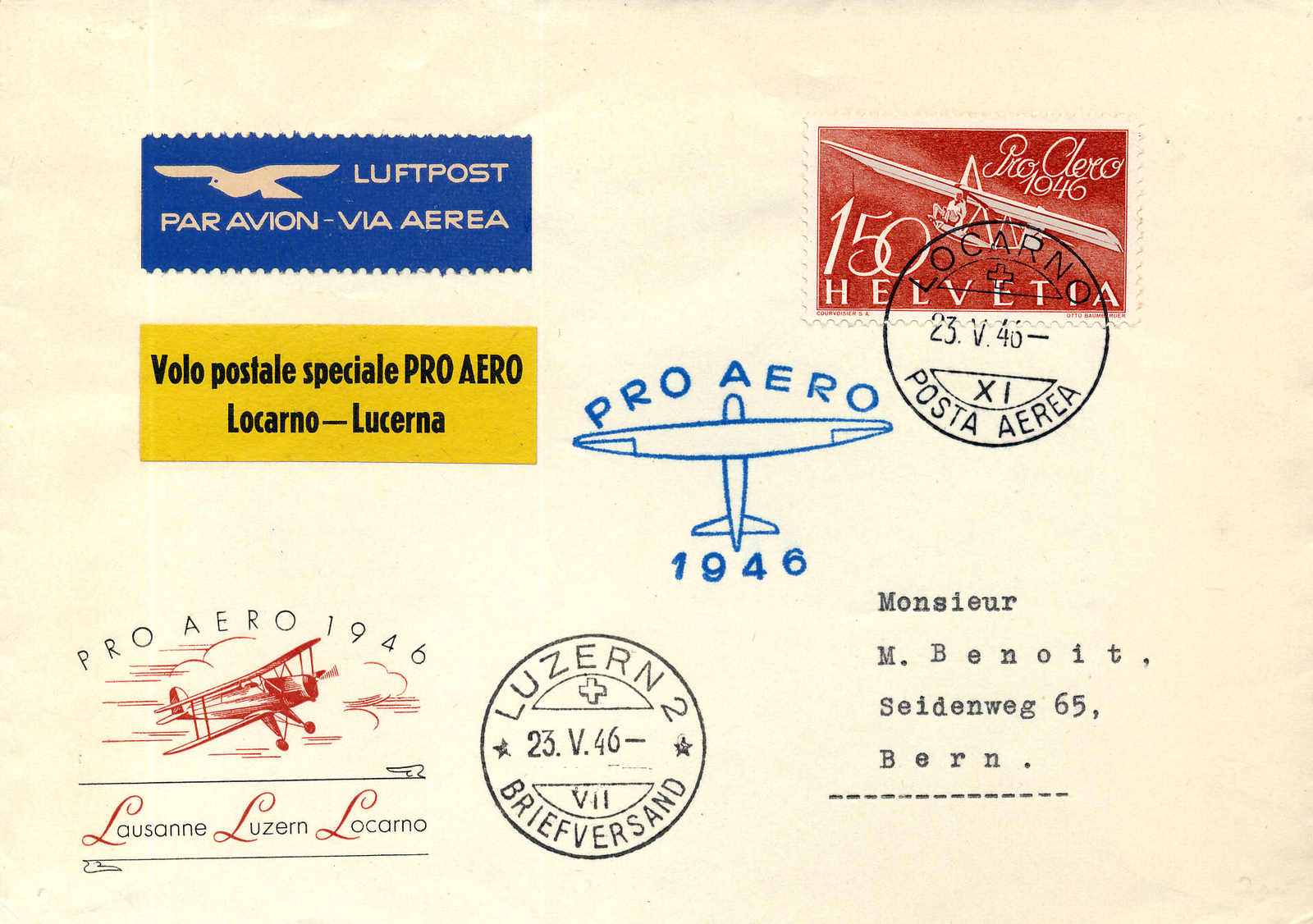 Lot 1020 - SONDER- U. VERSUCHSFLÜGE, FLUGVERANSTALTUNGEN (SF) - MH Marken GmbH Auktion 118 Lot 1020 - SONDER- U. VERSUCHSFLÜGE, FLUGVERANSTALTUNGEN (SF) - MH Marken GmbH Auktion 118