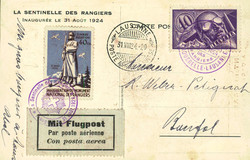 5659100: Schweiz - Flugpost - Werbevignetten