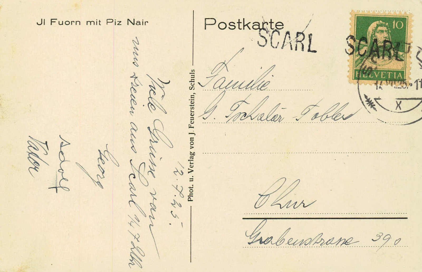 Lot 288 - kanton graubünden  -  MH Marken GmbH Auktion 118