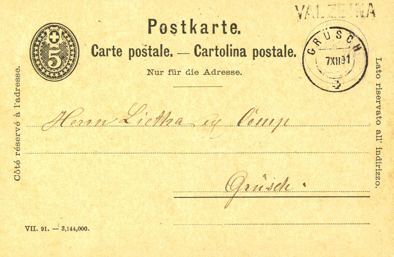 Lot 305 - kanton graubünden - MH Marken GmbH Auktion 118 Lot 305 - kanton graubünden - MH Marken GmbH Auktion 118