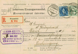 5655148: Schweiz Ziffermuster - Neudrucke
