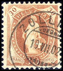 5655147: Schweiz Stehende Helvetia