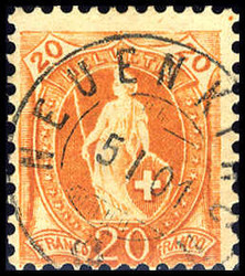 5655147: Schweiz Stehende Helvetia