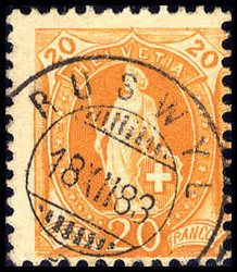 5655147: Schweiz Stehende Helvetia