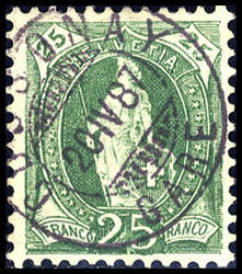 5655147: Schweiz Stehende Helvetia