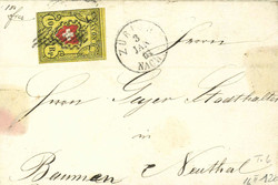 5655108: Rayon II, gelb, ohne Kreuzeinfassung (Diverse) - Stempel