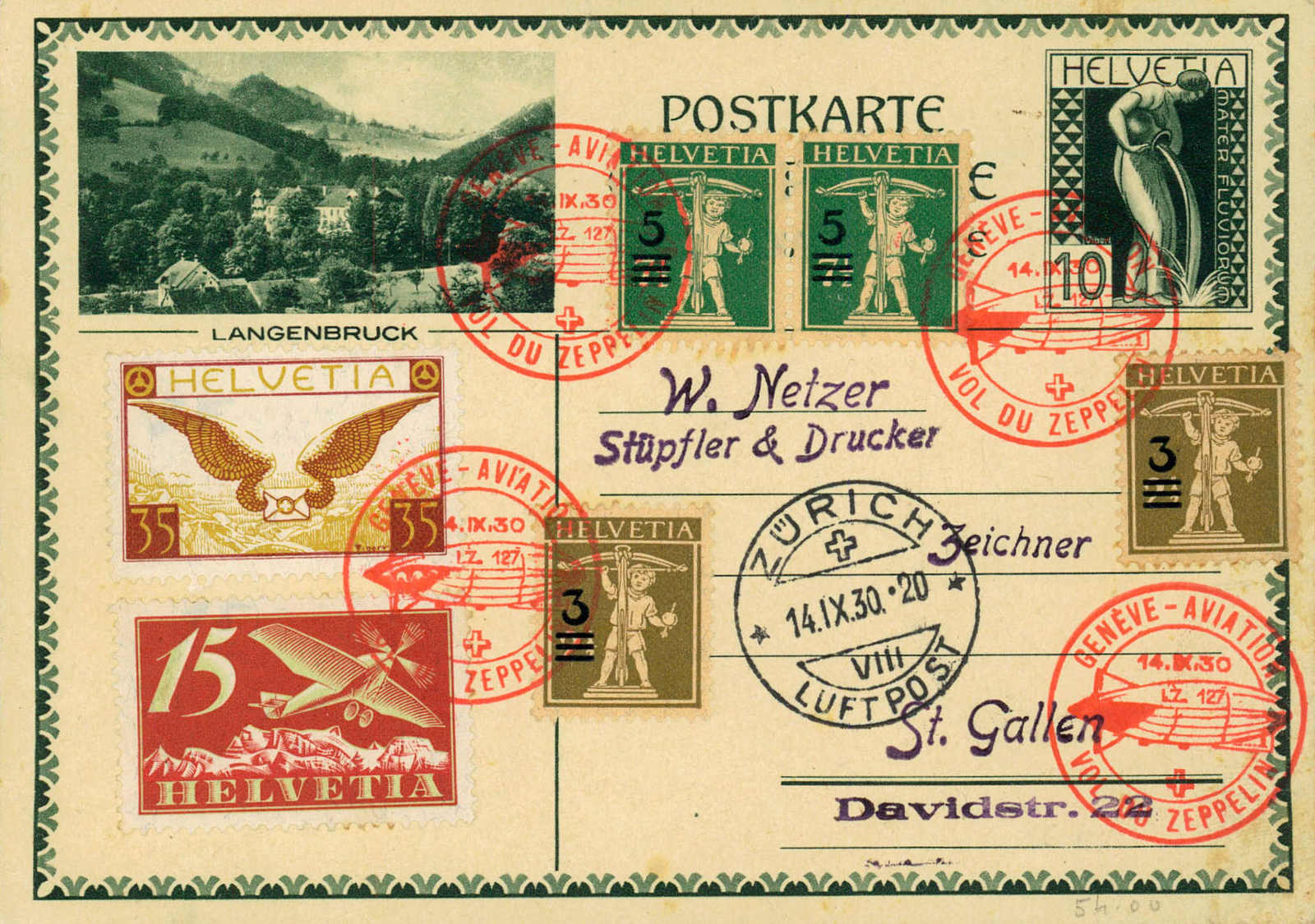 Lot 998 - SONDER- U. VERSUCHSFLÜGE, FLUGVERANSTALTUNGEN (SF) - MH Marken GmbH Auktion 118 Lot 998 - SONDER- U. VERSUCHSFLÜGE, FLUGVERANSTALTUNGEN (SF) - MH Marken GmbH Auktion 118