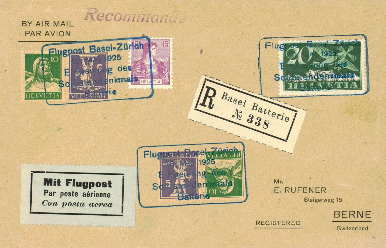 Lot 974 - SONDER- U. VERSUCHSFLÜGE, FLUGVERANSTALTUNGEN (SF)  -  MH Marken GmbH Auktion 118