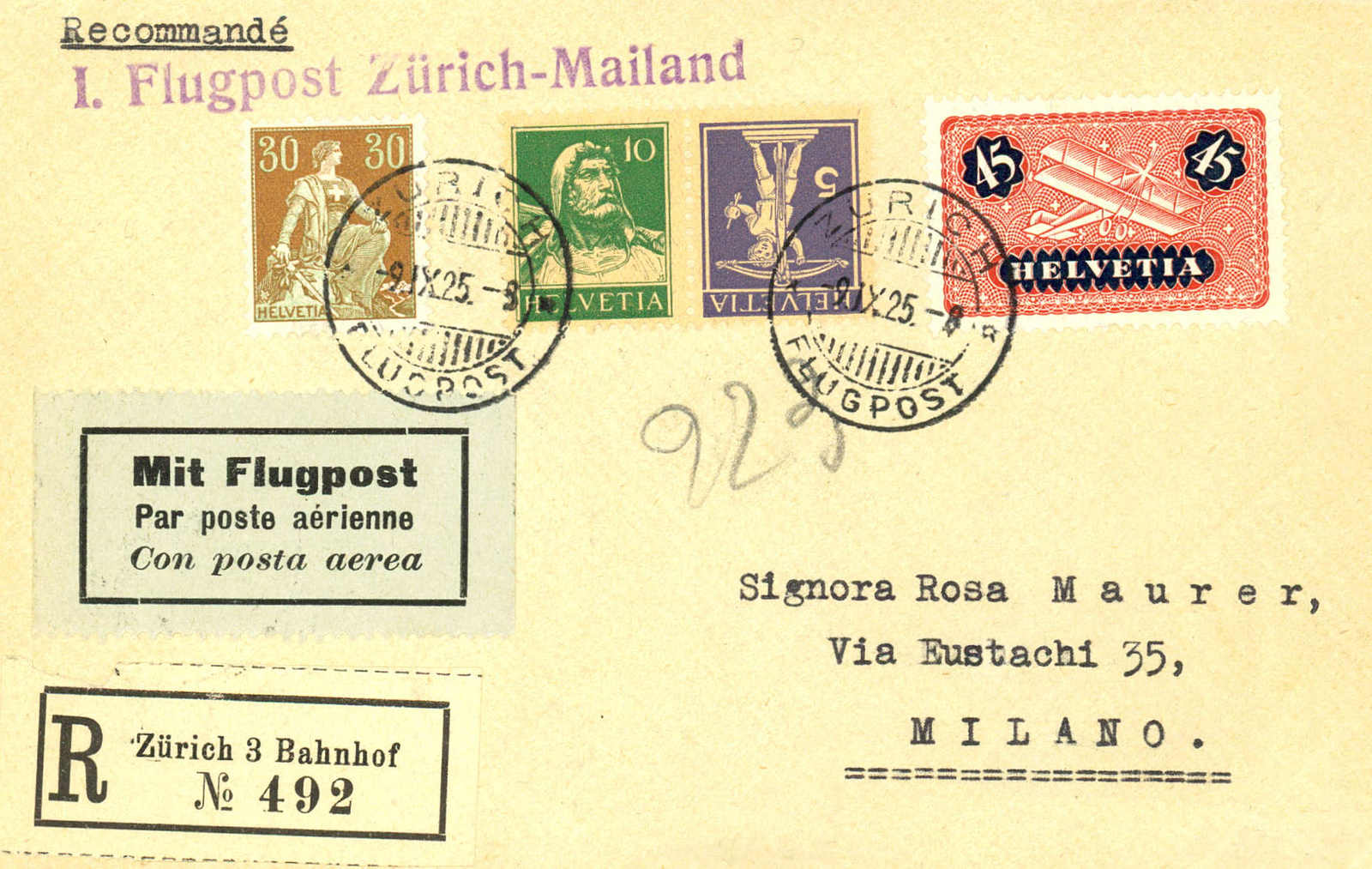 Lot 979 - SONDER- U. VERSUCHSFLÜGE, FLUGVERANSTALTUNGEN (SF)  -  MH Marken GmbH Auktion 118