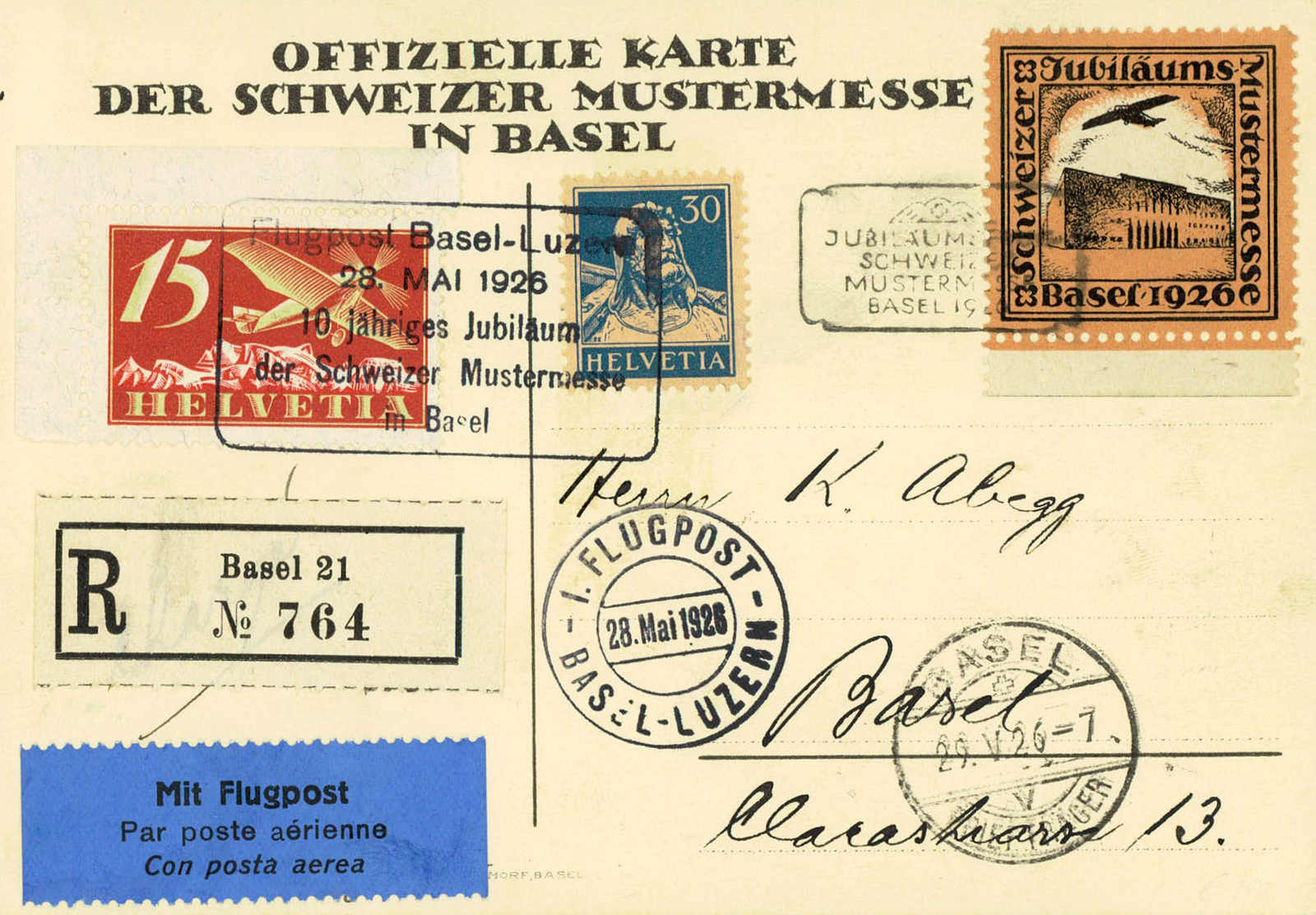 Lot 985 - SONDER- U. VERSUCHSFLÜGE, FLUGVERANSTALTUNGEN (SF)  -  MH Marken GmbH Auktion 118